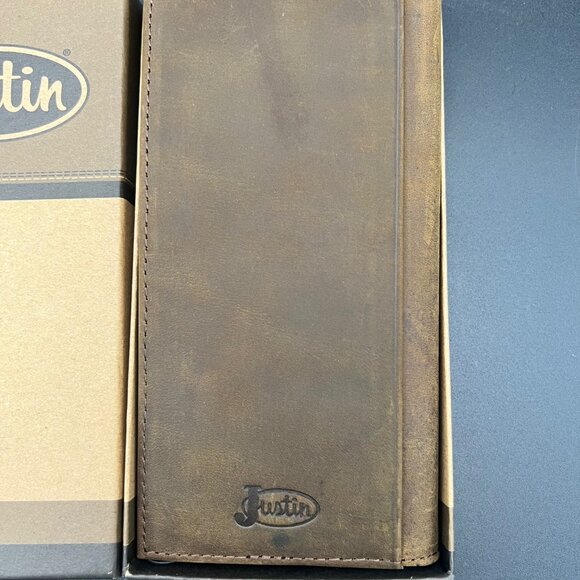 Justin Boots Genuine Leather Rodeo Wallet - Picture 2 of 4